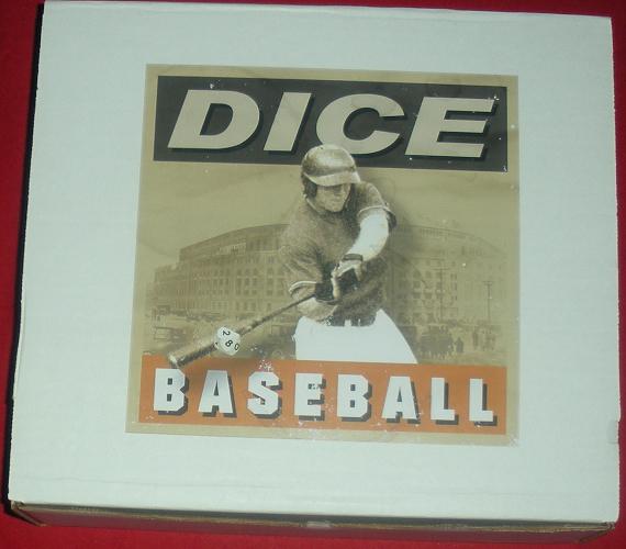 Dice Baseball Game Box