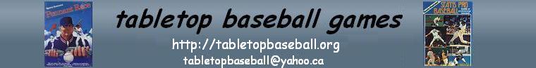 Tabletop Baseball Games